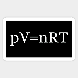 pV=nRT Ideal Gas Law Magnet